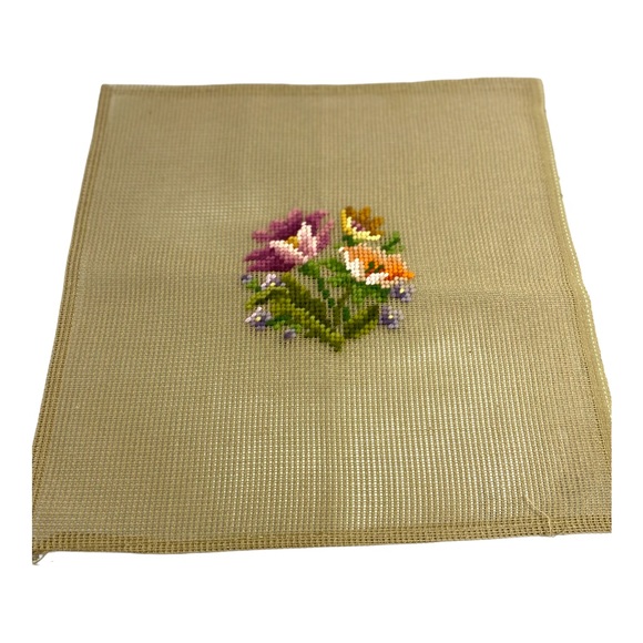 Bucilla Vintage Needlepoint Tapestries Floral Grouping - Picture 2 of 4